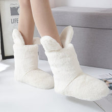 Load image into Gallery viewer, Home Slippers | Rabbit Ear Fur