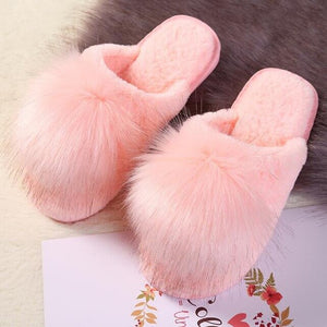 Home Slippers | Fur Plush