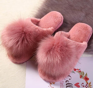Home Slippers | Fur Plush