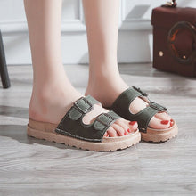 Load image into Gallery viewer, Buckle Platform | Women Slippers