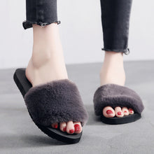 Load image into Gallery viewer, Home Slippers | Fur Sliders