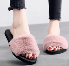 Load image into Gallery viewer, Home Slippers | Fur Sliders