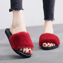 Load image into Gallery viewer, Home Slippers | Fur Sliders