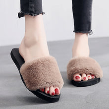 Load image into Gallery viewer, Home Slippers | Fur Sliders