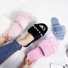 Load image into Gallery viewer, Home Slippers | Fur Fluffy
